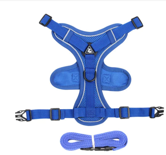 Cat Harness and Leash with Reflective Design (Single)