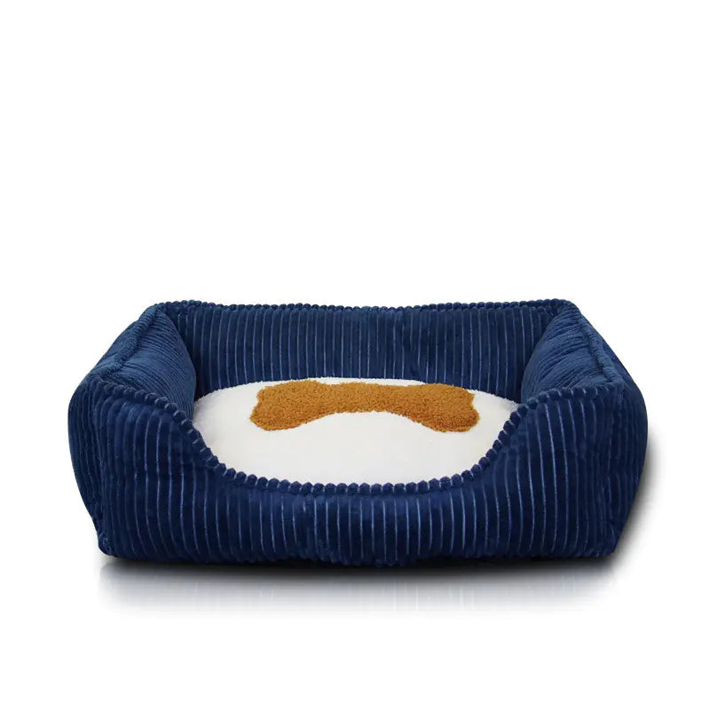 Cozy Square Washable Pet Bed