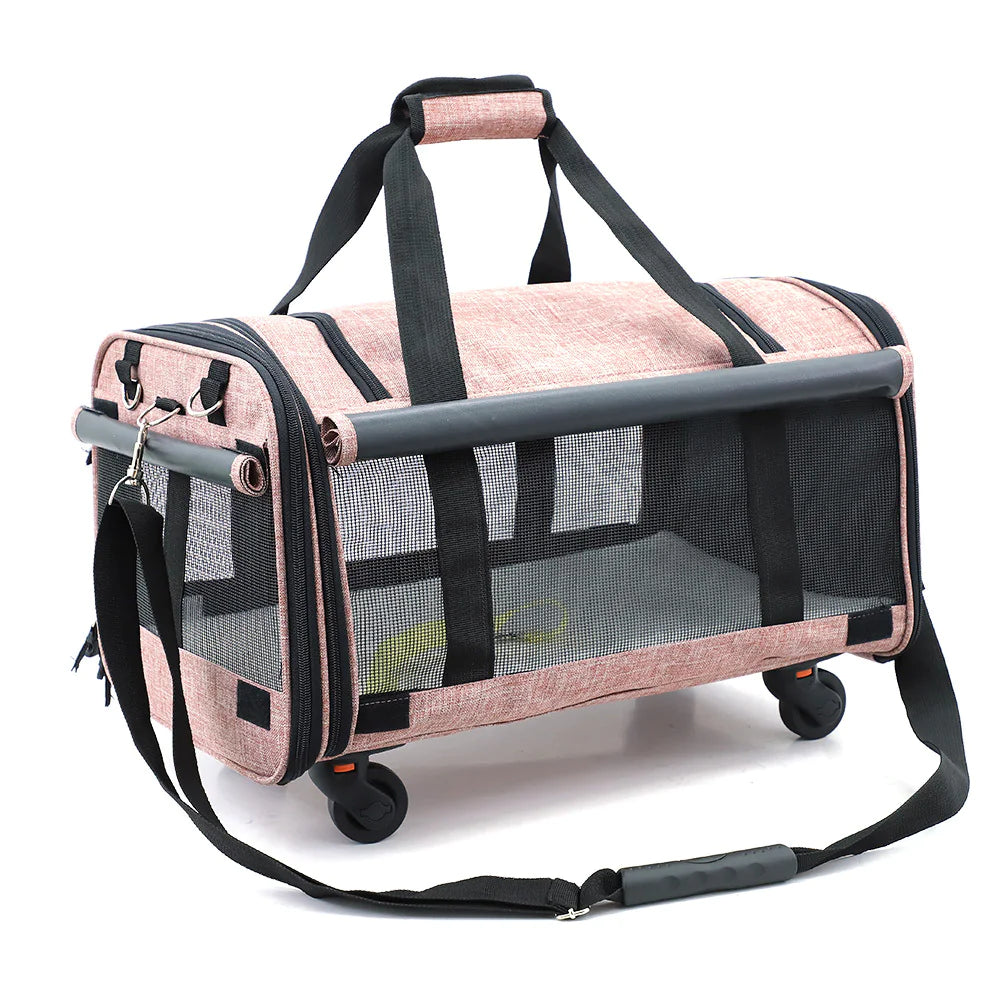 Wheeled Compact Cat Travel Bag
