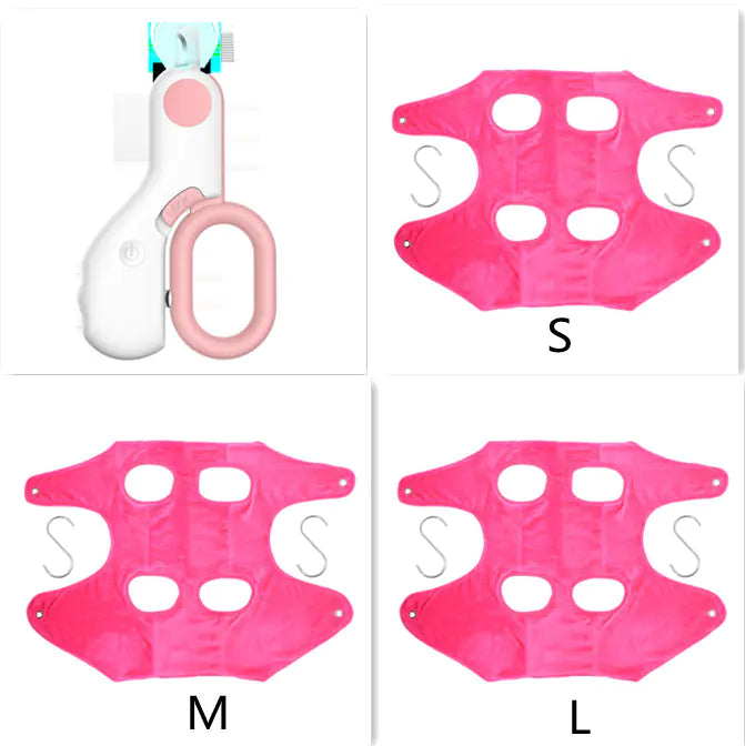 LED Illuminating Mini Pet Nail Trimmer in ABS Design