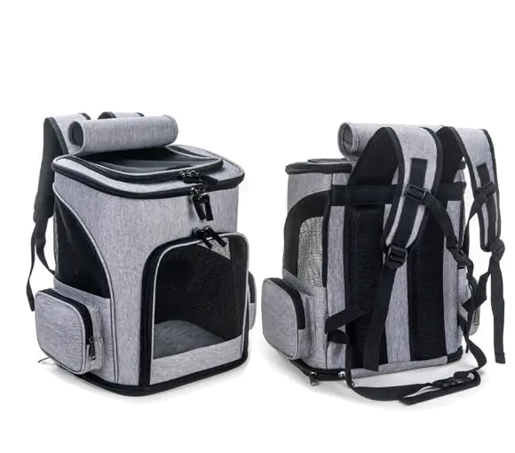 πΎ Foldable Pet Backpack β Stylish, Comfortable Travel for Your Furry Friend