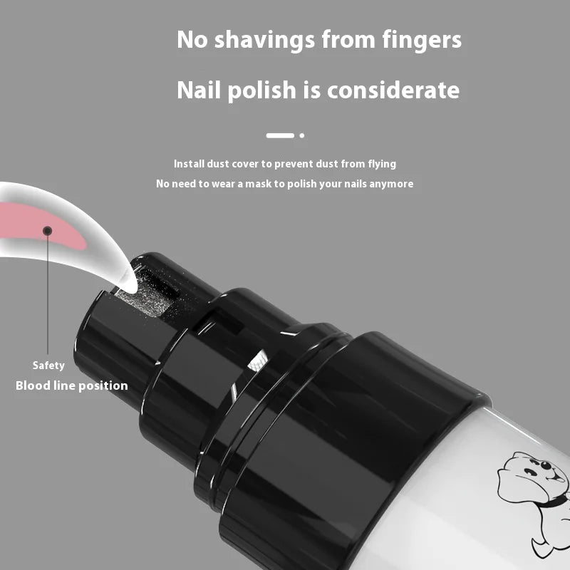 ✨ Electric Pet Nail Grinder — Safe & Stress-Free Grooming