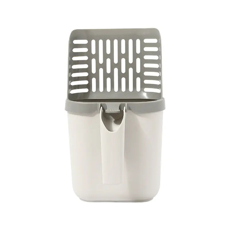 Large Capacity Litter Shovel and Waste Bin for Cats