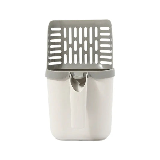 Large Capacity Litter Shovel and Waste Bin for Cats