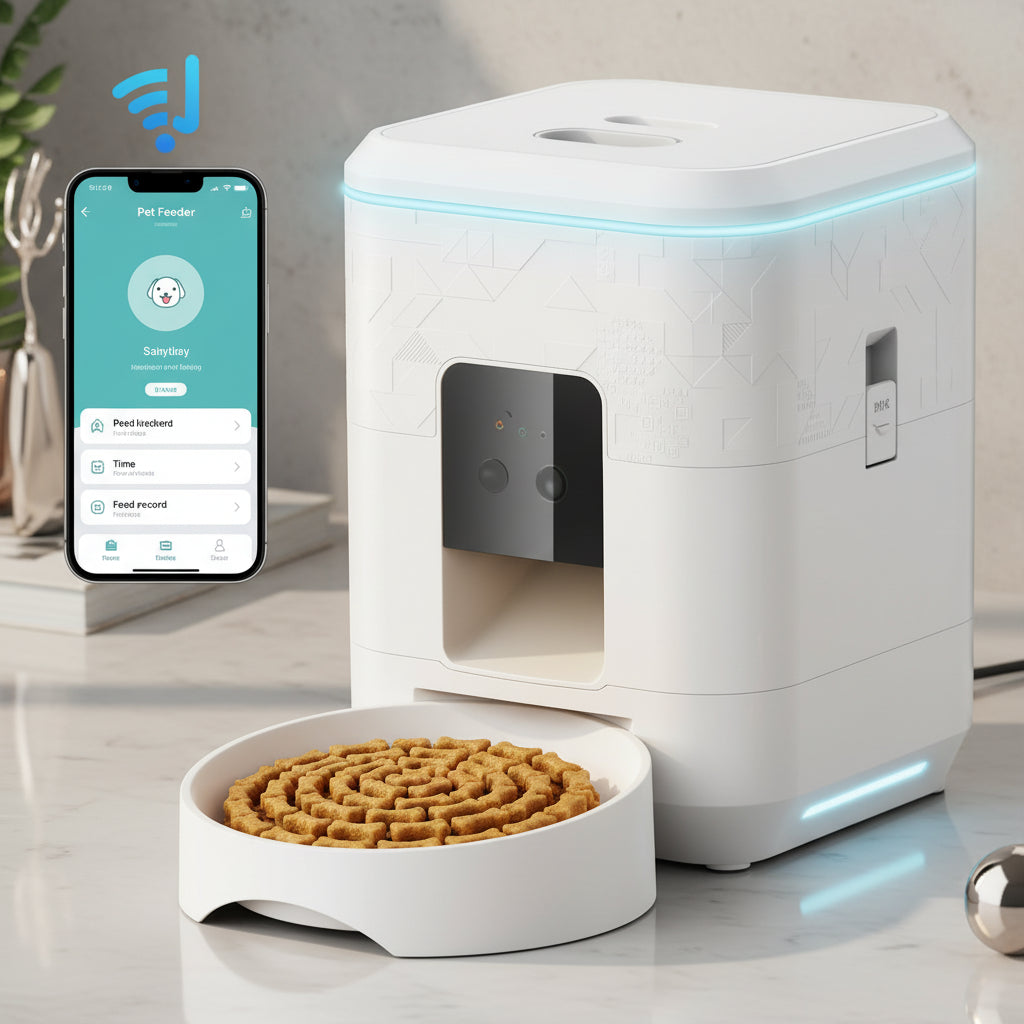 🐾 Electronic WiFi Pet Feeder — Smart & Reliable Feeding for Cats