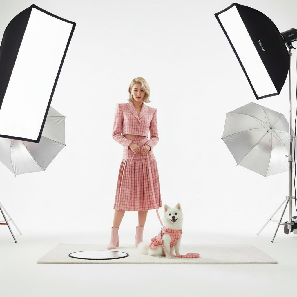 Pet Thin Waistcoat Skirt with Leash Attachment