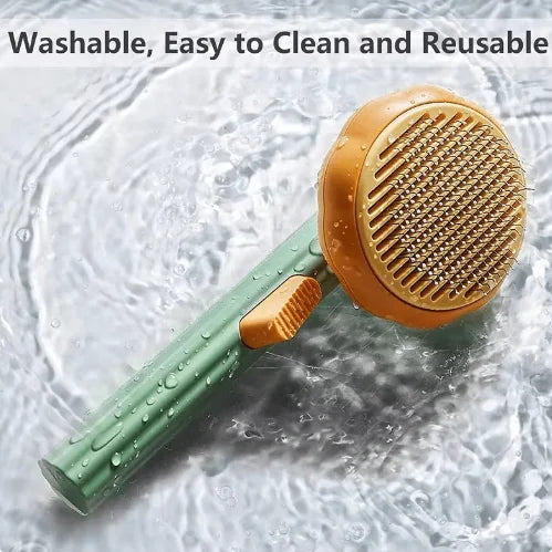 🐾 Pumpkin Pet Grooming Needle Brush — Gentle, Effective Grooming for Happy Pets