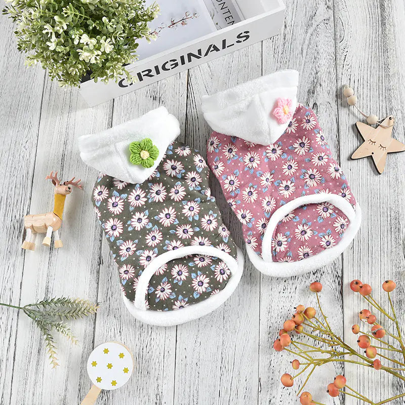 Daisy Coat for Dogs - Two-Legged Clothing Outfit