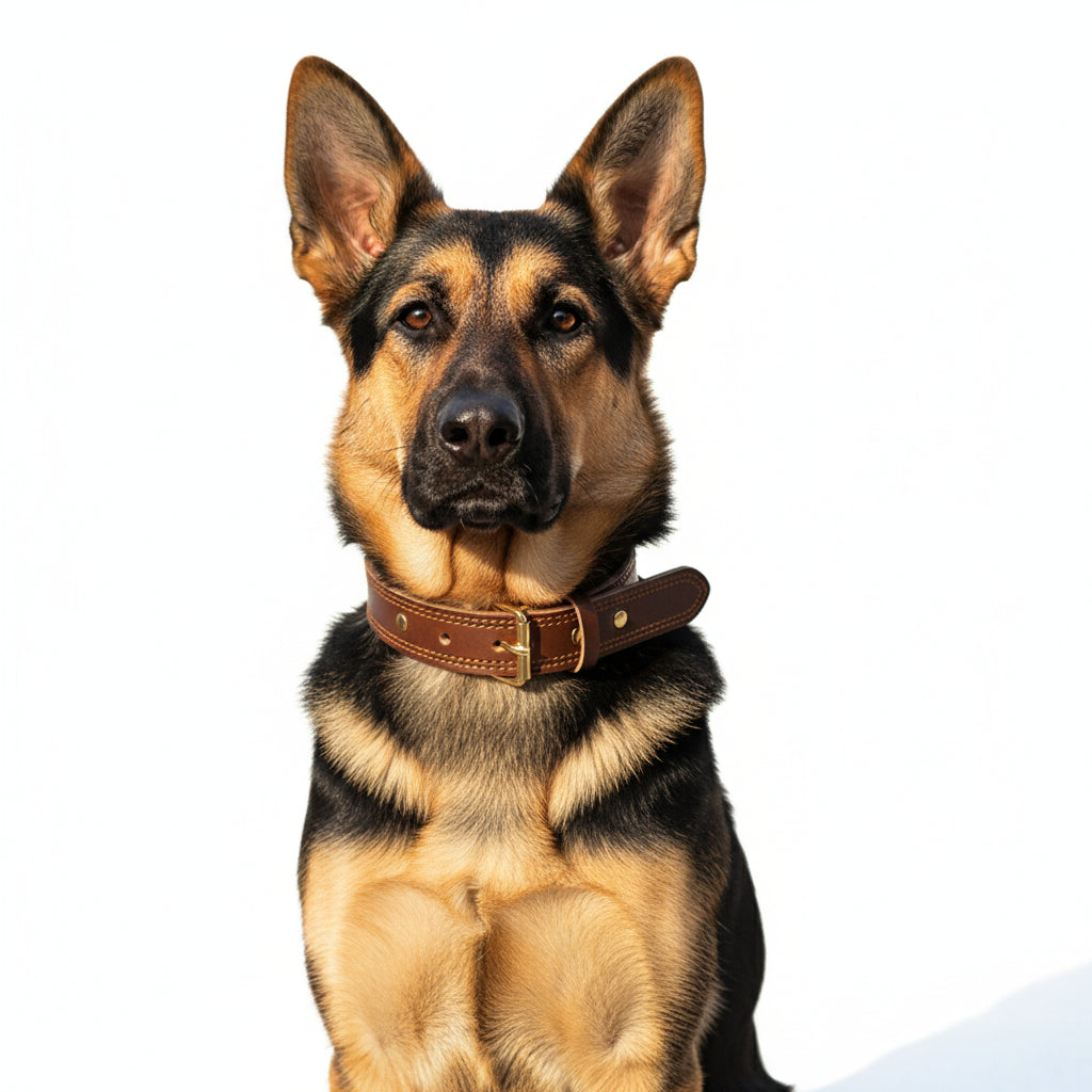 Leather Dog Collar for Pet Supplies