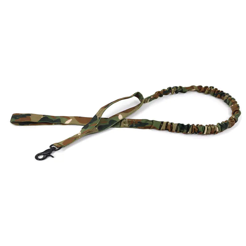 Tactical Outdoor Dog Leash for Large Dogs with Collar