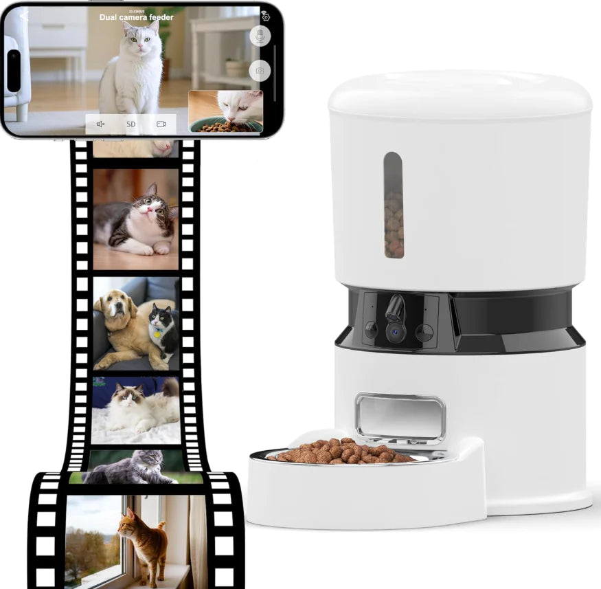 Automatic Cat Feeder with 1080P Camera