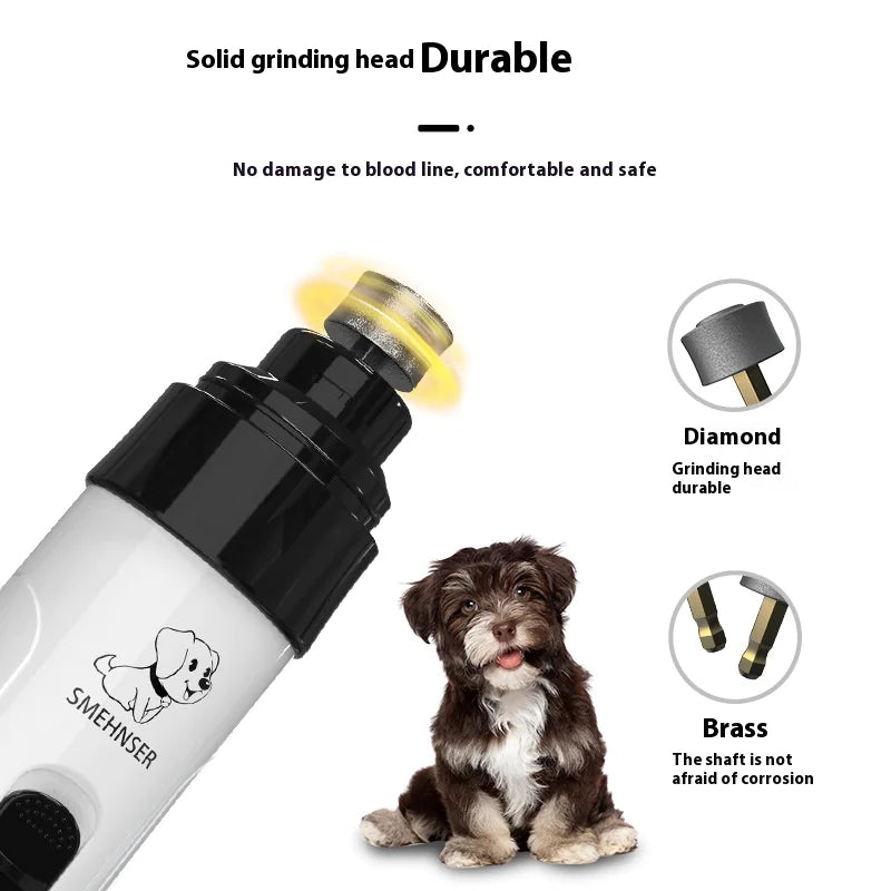 ✨ Electric Pet Nail Grinder — Safe & Stress-Free Grooming