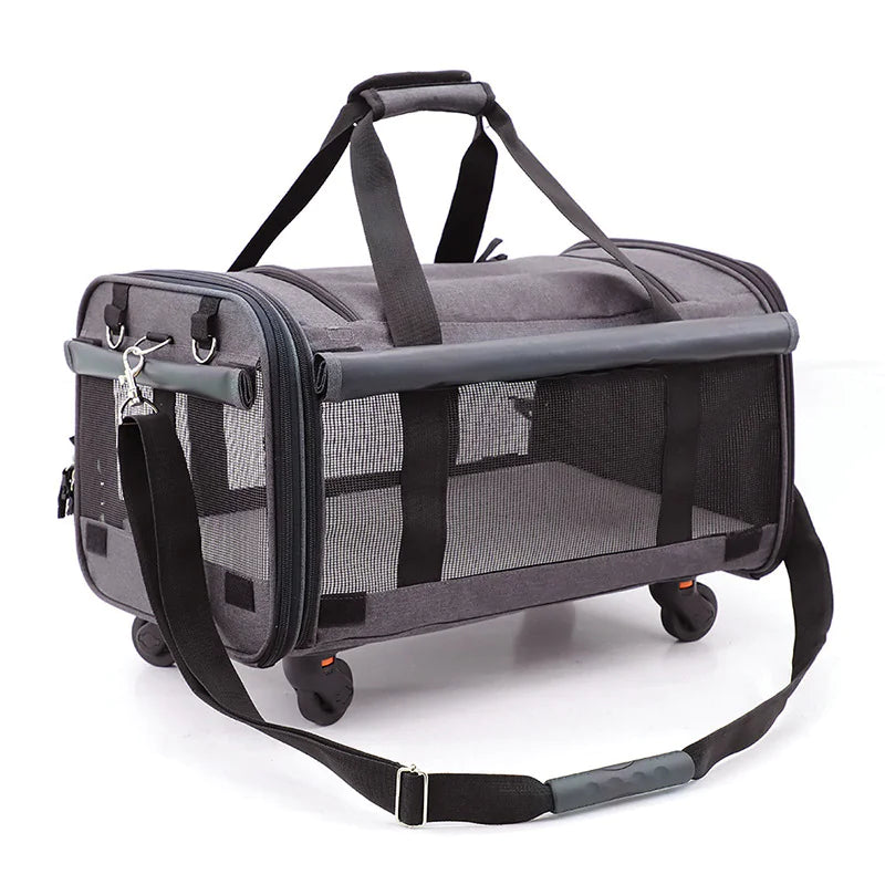 Wheeled Compact Cat Travel Bag