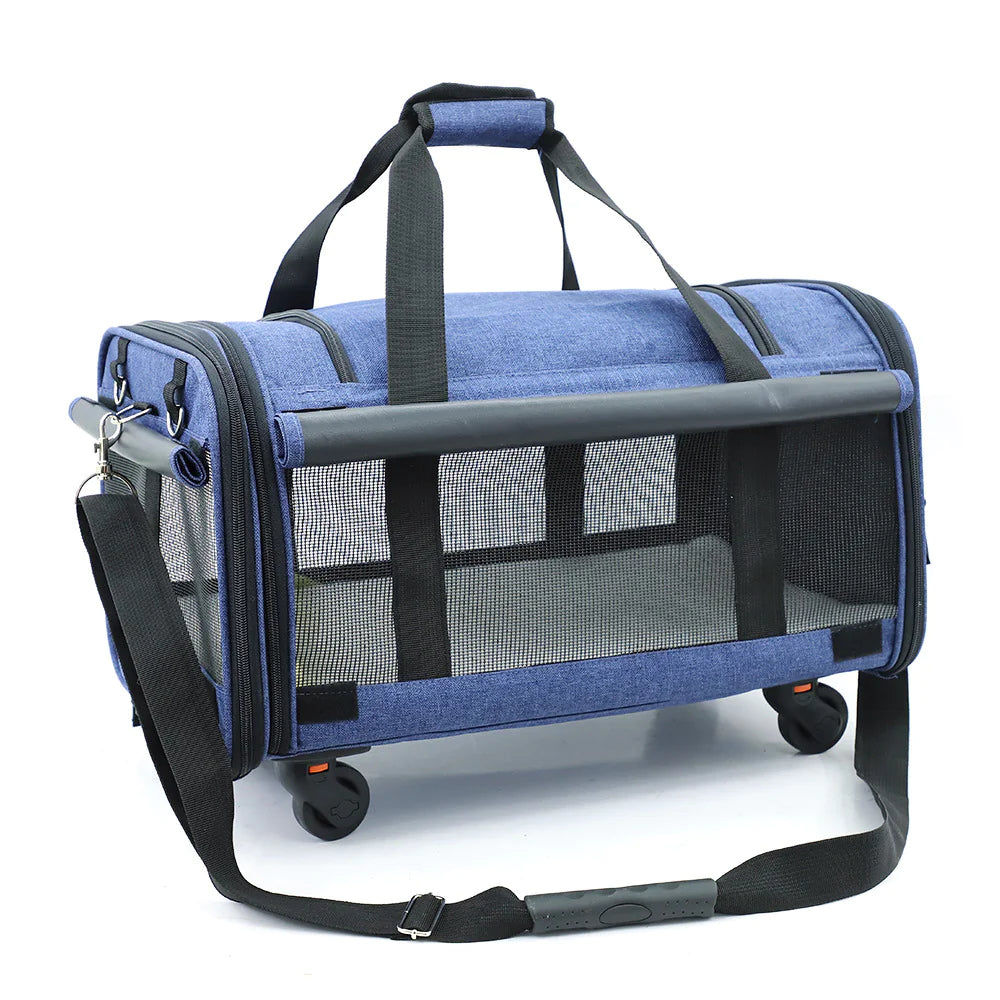 Wheeled Compact Cat Travel Bag