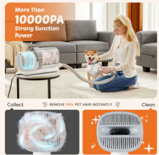 ✂️ Low Noise Pet Hair Trimmer — Gentle & Precise Grooming at Home