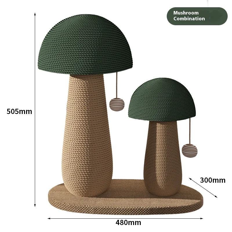 🐾 Mushroom Cat Scratcher — Durable Fun for Your Feline Friend
