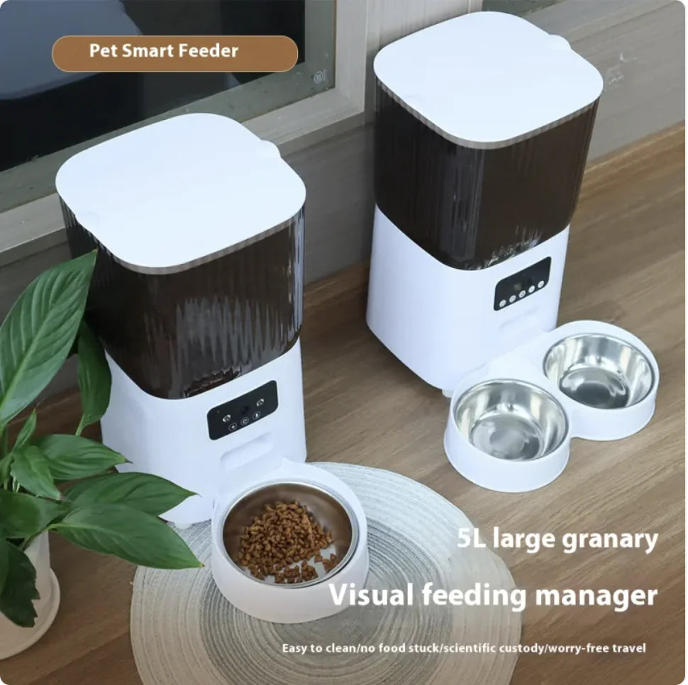 🐾 5L Automatic Pet Feeder — Convenient & Smart Feeding for Your Pet