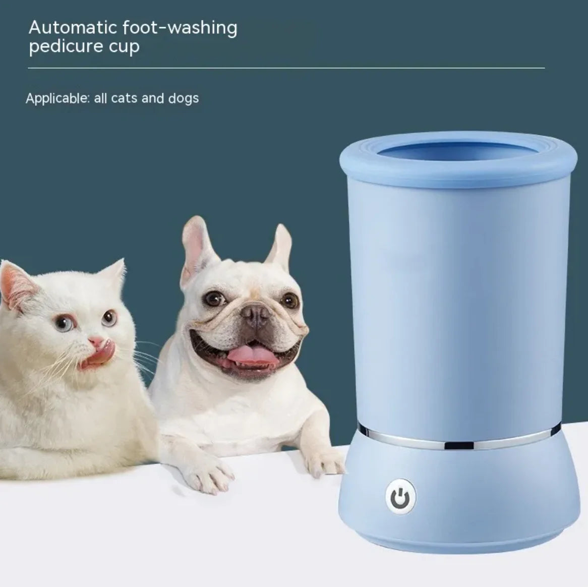 🐾 Pet Automatic Foot Washing Cup — Clean Paws, Clean Home