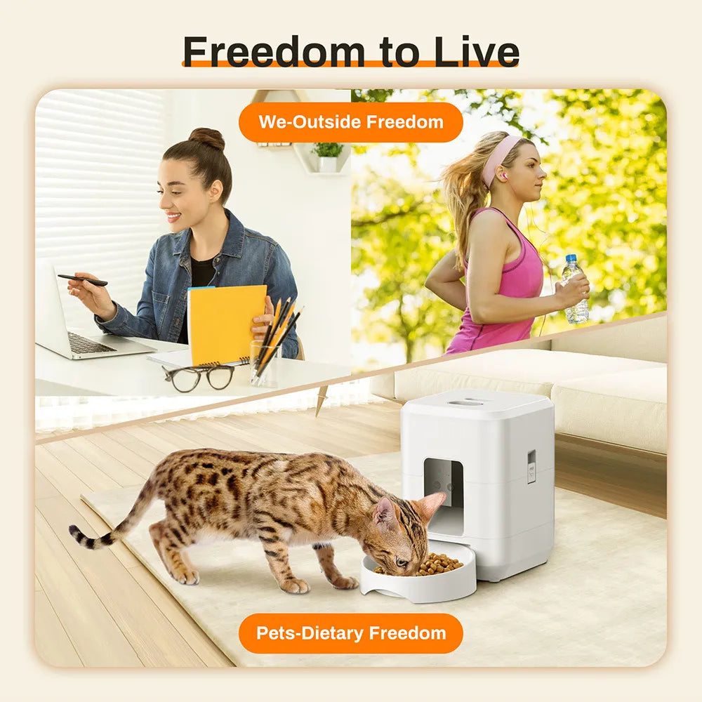 🐾 Smart Pet Feeder — Remote Control Feeding for Cats & Dogs