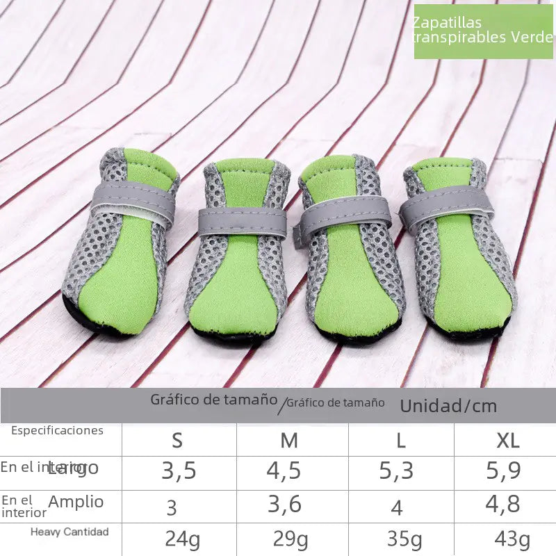 Breathable Grip Dog Shoes for Small Breeds