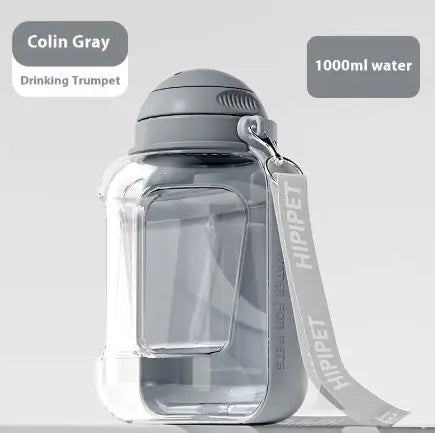 🐾 Portable Pet Water Bottle — Hydration & Snacks on the Go