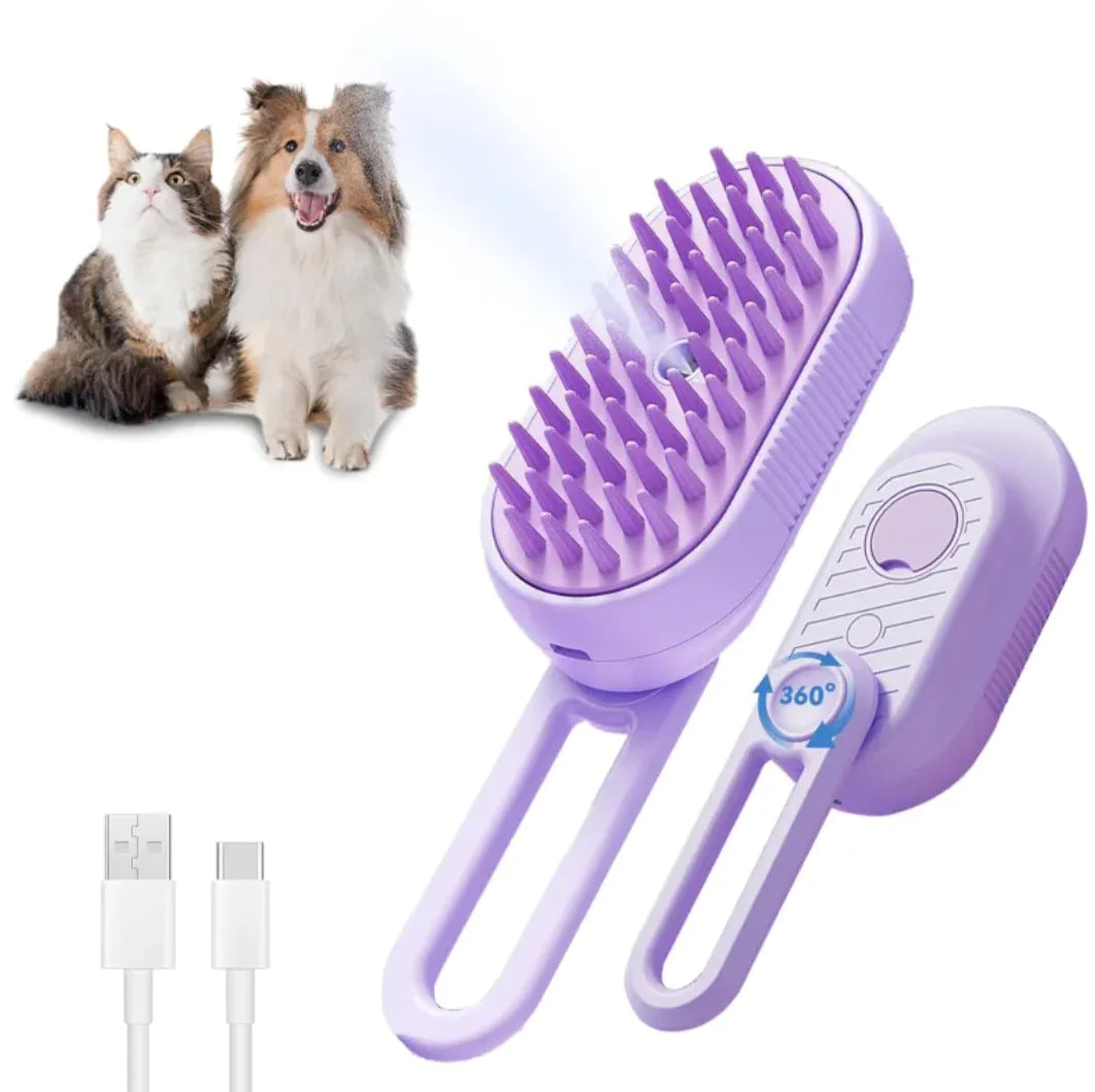 3-in-1 Cat Steam Brush