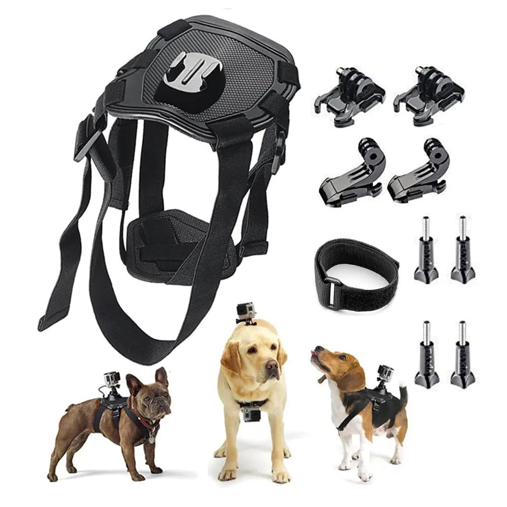 Dog Harness with Chest Strap for Camera Accessory