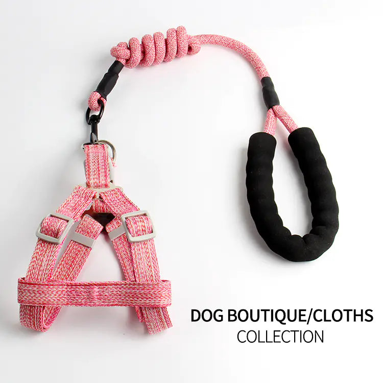 Pet Chest Harness with Traction Rope