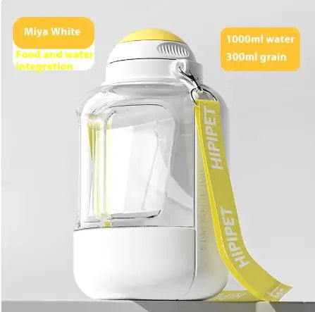 🐾 Portable Pet Water Bottle — Hydration & Snacks on the Go