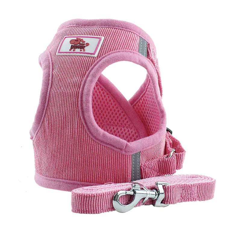 Dog Harness with Chain Attachment