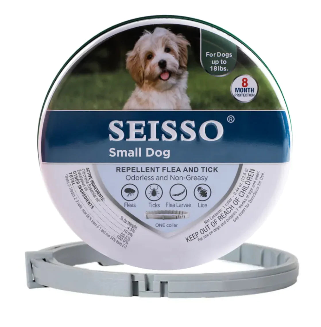 🐾 Adjustable Flea & Tick Repellent Collar for Cats & Dogs