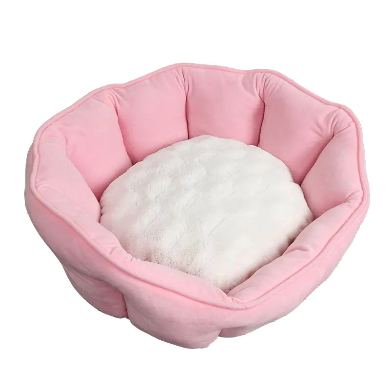 Cozy Shell Pet Bed for Cats & Dogs
