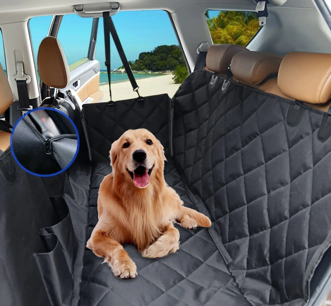 Car Rear Pet Seat Mat
