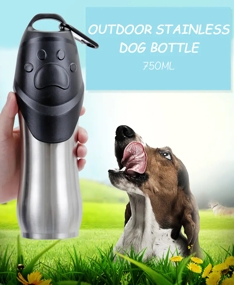Portable Outdoor Pet Drinking Bottle for Cats and Dogs