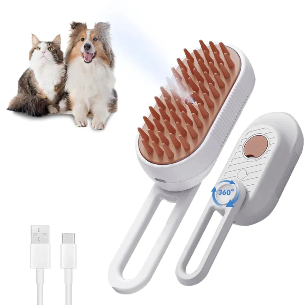 3-in-1 Cat Steam Brush