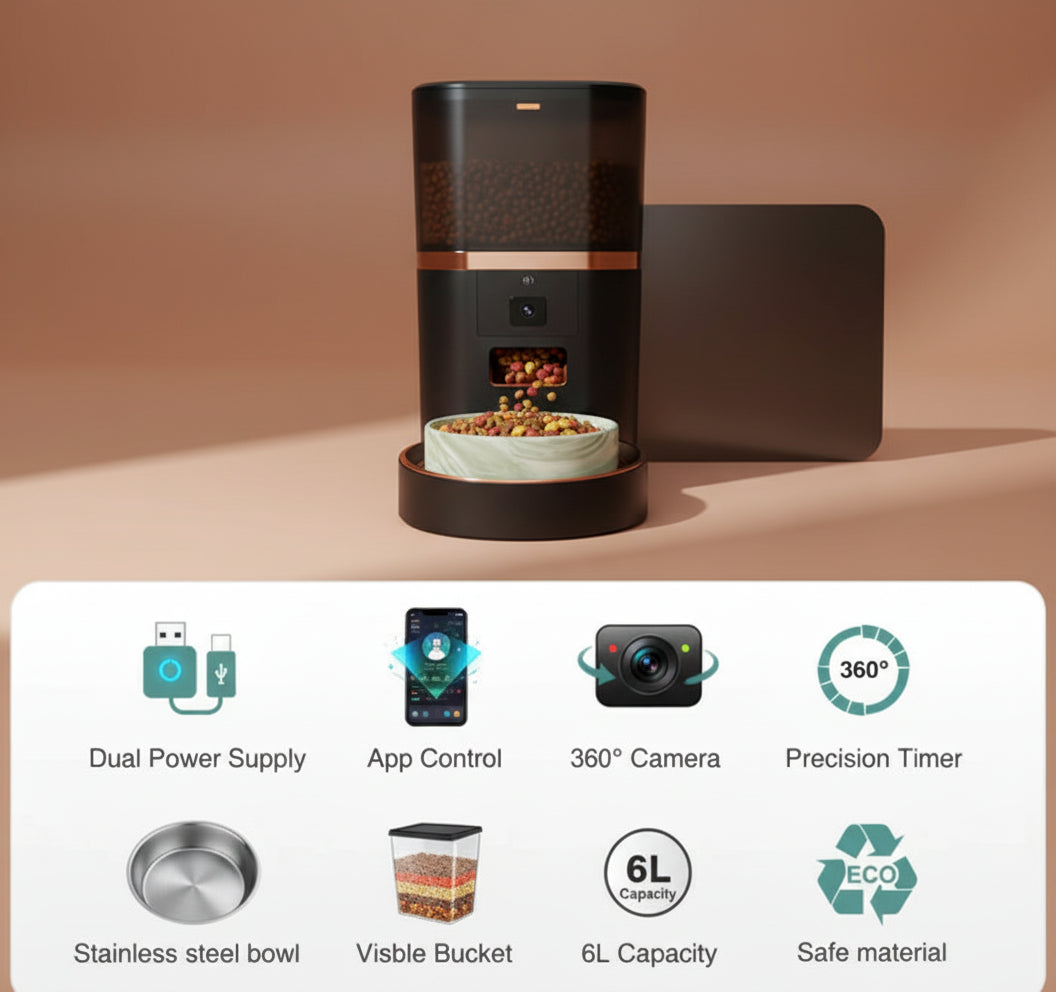 🐾 Automatic Electronic Pet Feeder — Smart Feeding Made Simpl