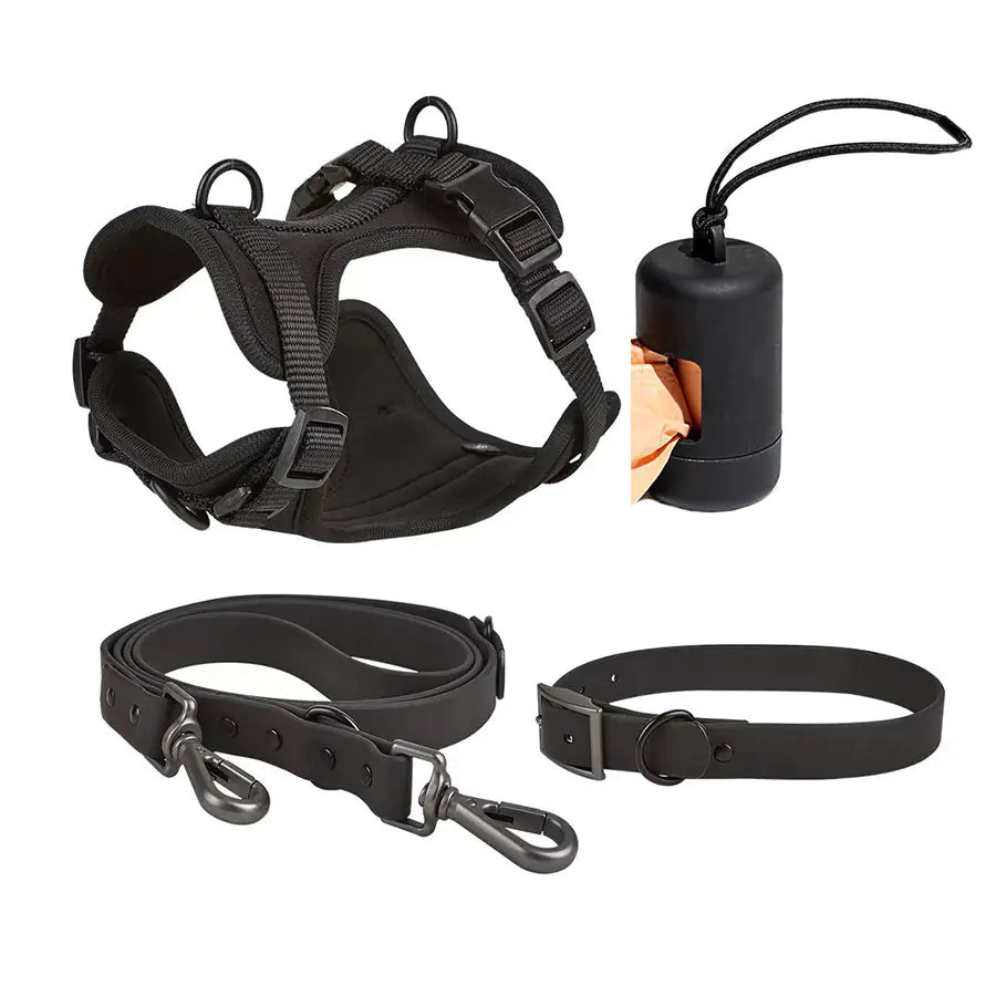 Waterproof Tactical Dog Chest Harness and Collar