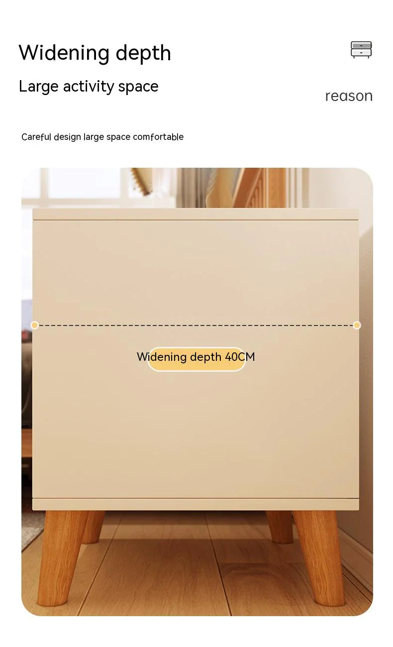 Wooden Cat Bedside Stand