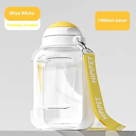 🐾 Portable Pet Water Bottle — Hydration & Snacks on the Go