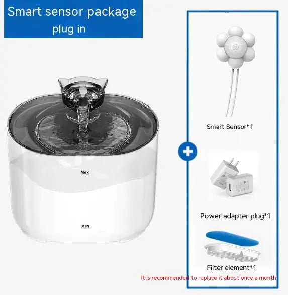 🐾 Pet Intelligent Induction Circulating Filter Water Dispenser — Fresh, Clean, Hydrating Water Anytime