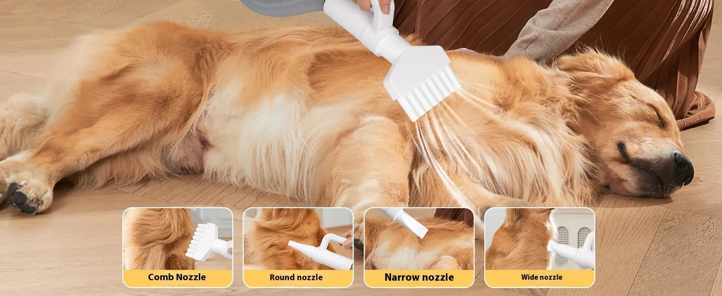 🐾 Smart Negative Ion Pet Hair Dryer — Efficient, Gentle, and Pet-Friendly