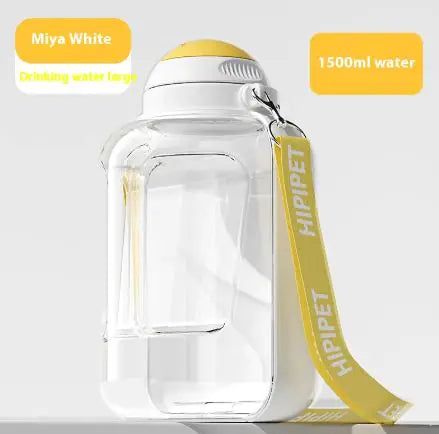 🐾 Portable Pet Water Bottle — Hydration & Snacks on the Go
