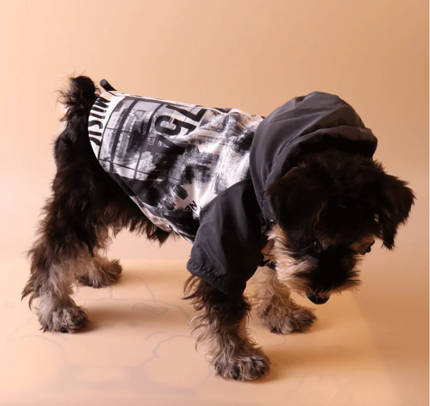 Chic Reflective Pet Raincoat