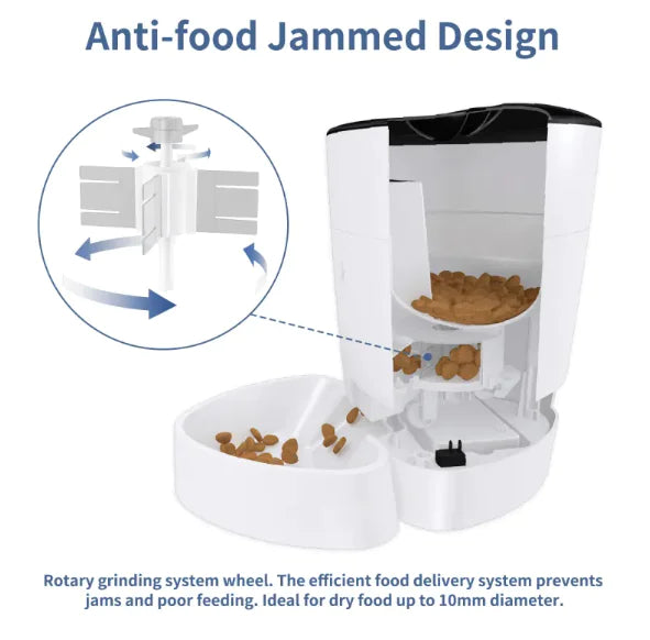 🐾 Automatic Smart Pet Feeder — Convenient Feeding for Cats & Dogs