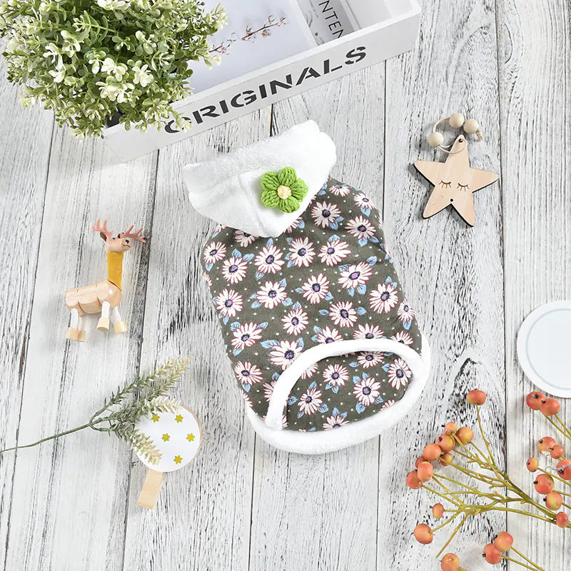 Daisy Coat for Dogs - Two-Legged Clothing Outfit