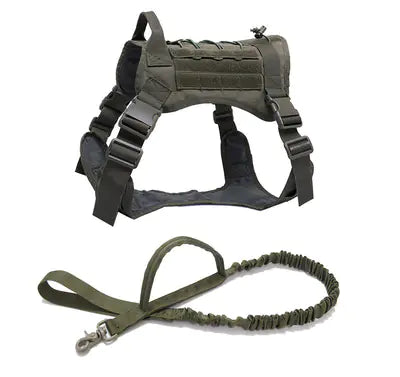 Outdoor Camouflage Tactical Nylon Vest for Pets