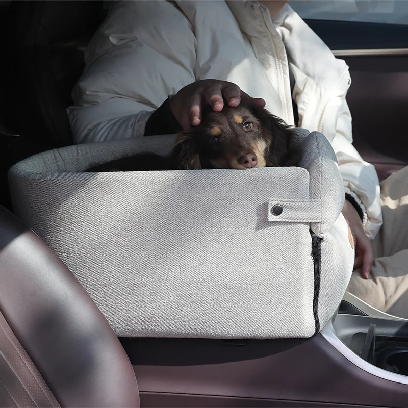 Portable Car Dog Seat Bed – Safety Carrier for Small Dogs & Cats