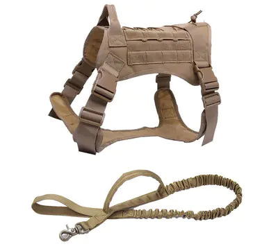 Outdoor Camouflage Tactical Nylon Vest for Pets