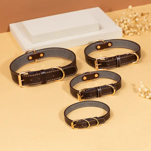 All-Size Leather Dog Collar