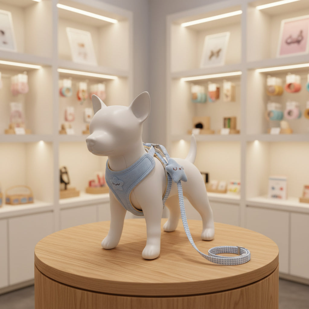 Cute Starfish Dog Harness with Leash